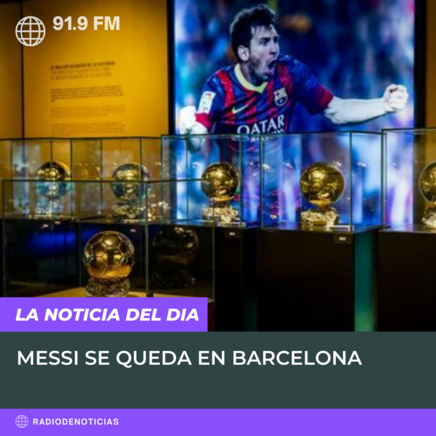 TyC anuncia que Messi se queda en el Barcelona