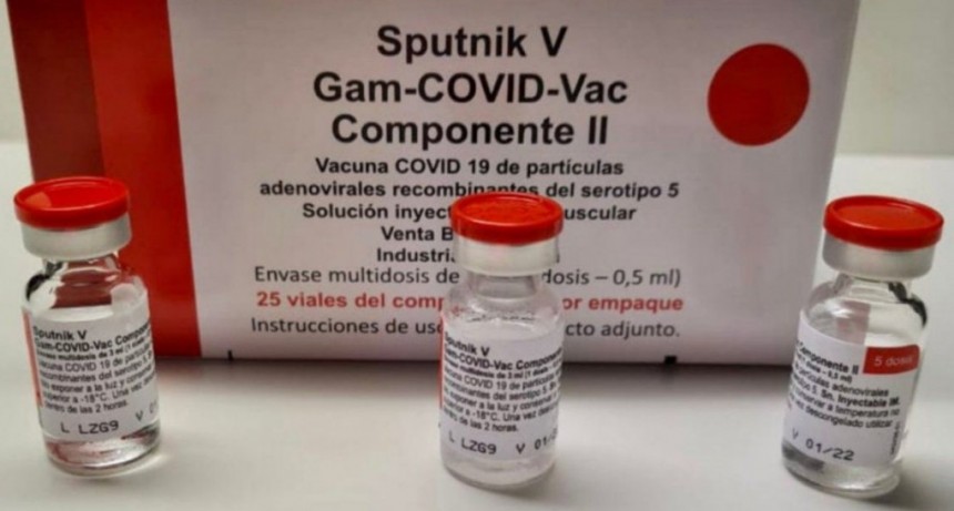 Richmond entreg&oacute; 608.000 dosis del componente 2 de la Sputnik V