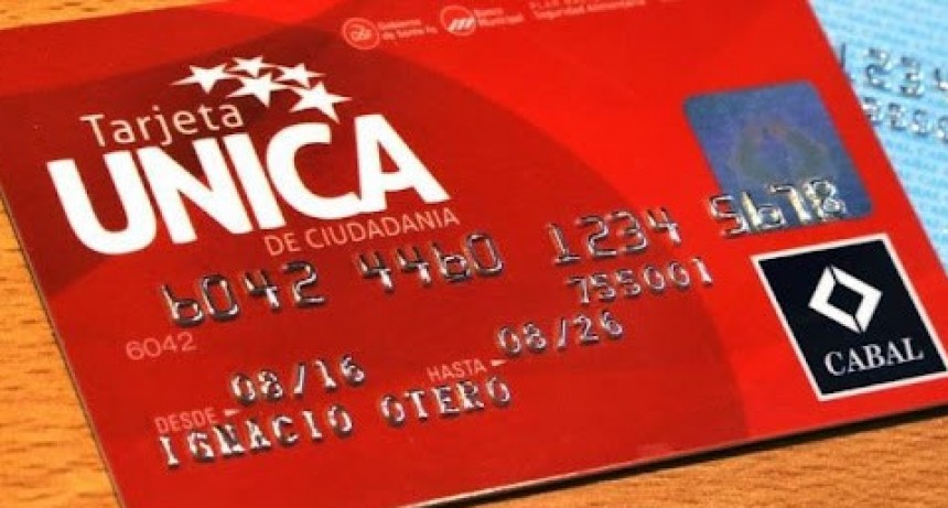Hoy se acreditan los fondos de la Tarjeta &Uacute;nica de Ciudadan&iacute;a