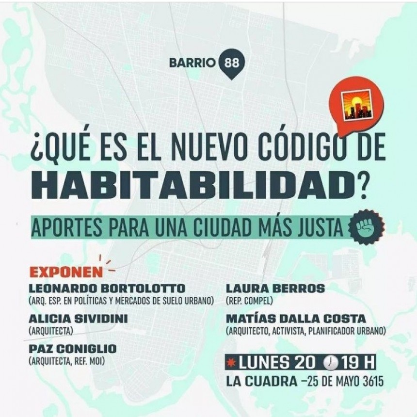 Barrio 88 presenta el nuevo C&oacute;digo de Habitabilidad