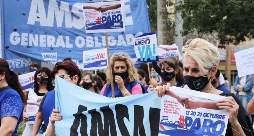 Amsaf&eacute; comenz&oacute; un nuevo paro de tres d&iacute;as
