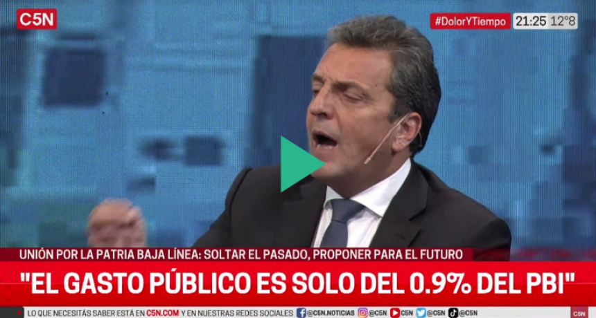 Massa anunci&oacute; que si es presidente eliminar&aacute; Ganancias