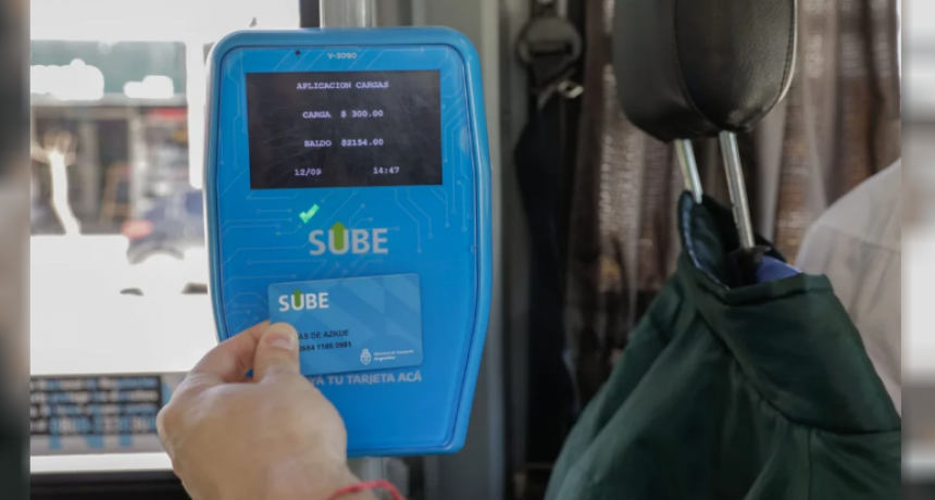 Desde hoy la carga de tarjeta Sube puede validarse arriba del colectivo
