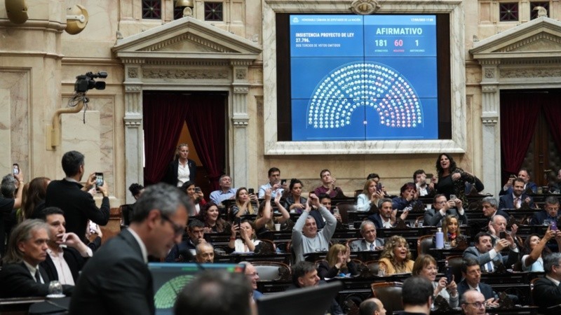 Contundente rechazo a los vetos de Milei: cómo votaron los diputados santafesinos