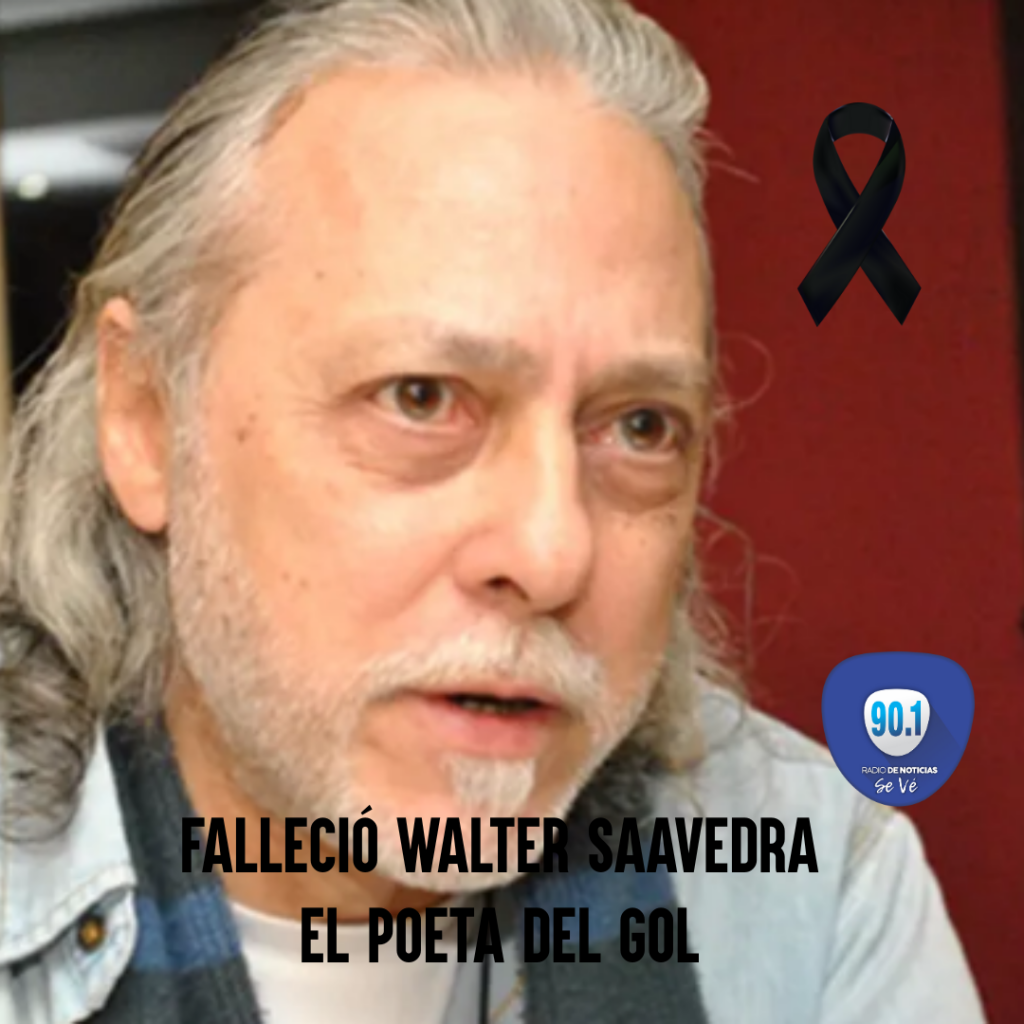 Dolor en el periodismo: murió el emblemático relator de fútbol Walter Saavedra