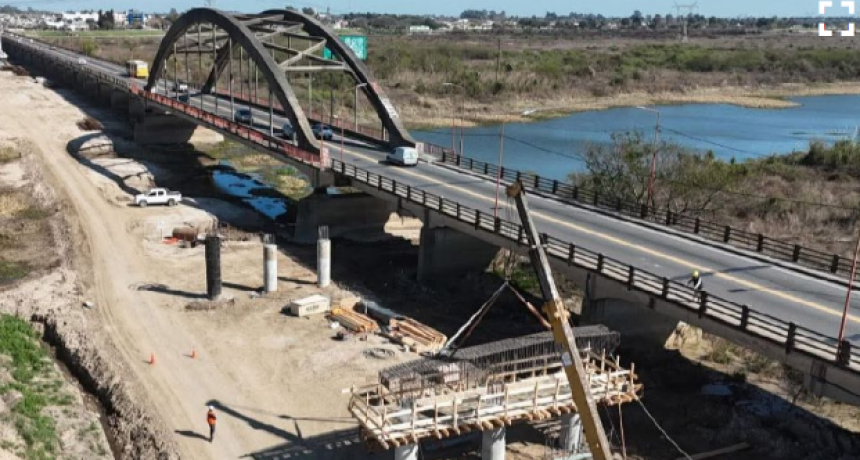Se construyen los primeros cabezales del nuevo Puente Carretero
