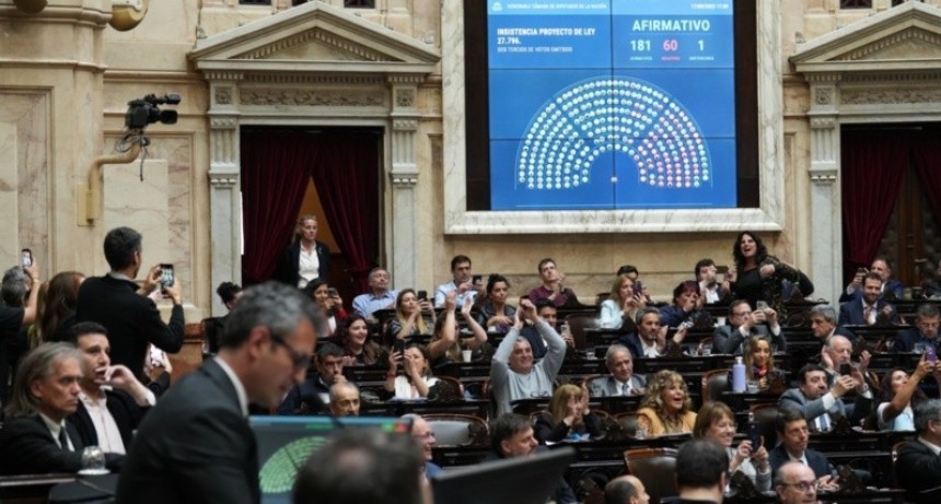 Contundente rechazo a los vetos de Milei: c&oacute;mo votaron los diputados santafesinos