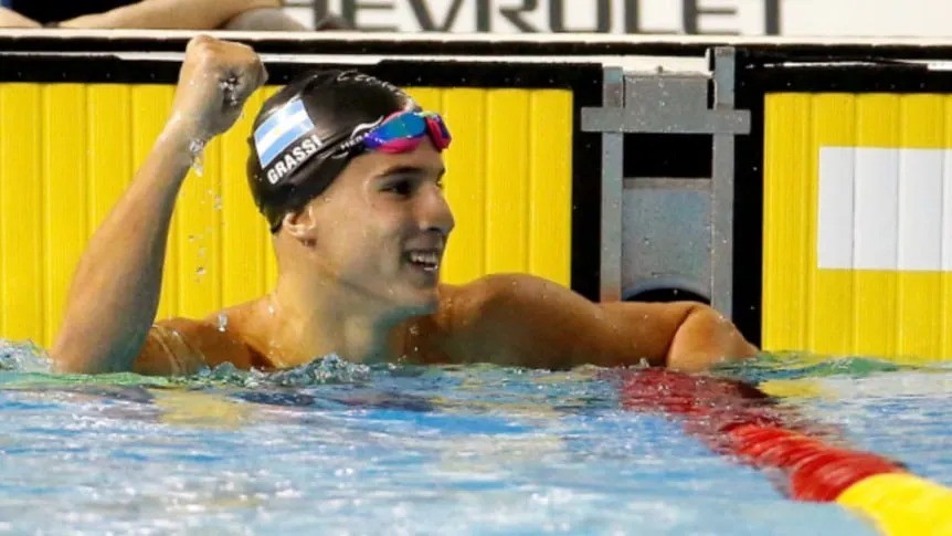 El santafesino Grassi, medalla de plata en los Juegos Suramericanos