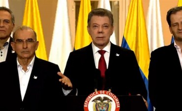 Santos: "No me rendir&eacute; en buscar la paz porque ese es el mejor camino para dejar un mejor pa&iacute;s"