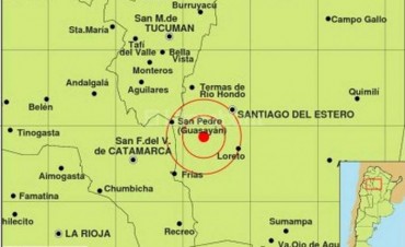 Se registraron dos sismos en Santiago del Estero