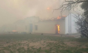 Tres incendios de gran intensidad en San Luis
