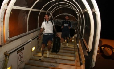 La selecci&oacute;n argentina lleg&oacute; a Ecuador