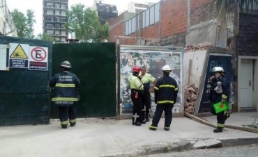 Se derrumb&oacute; una obra en construcci&oacute;n en Villa Crespo: dos muertos