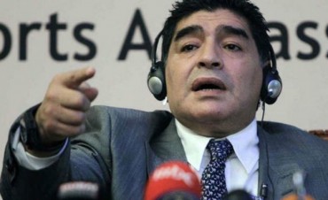 Maradona opin&oacute; del caso Maldonado
