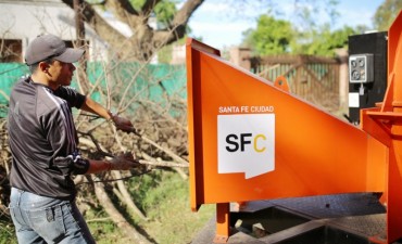 Ciudad Verde: El Municipio adquirió una chipeadora