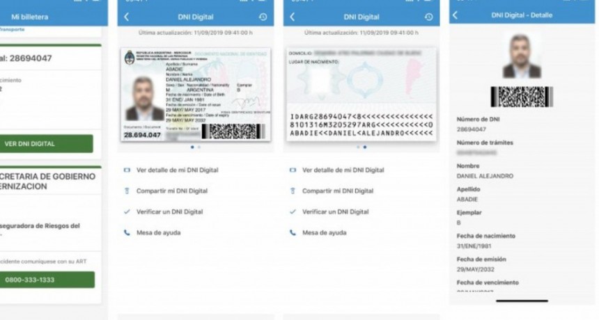 Lanzan un nuevo DNI digital para llevarlo en el celular