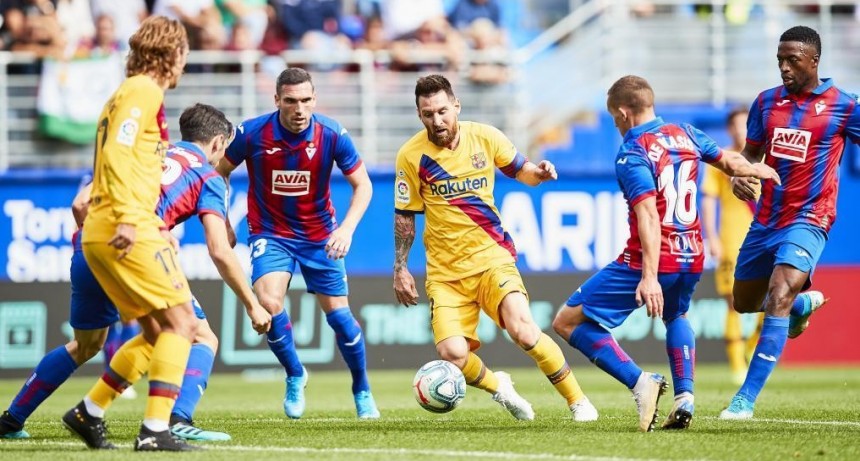 Con un gol de Messi, Barcelona gole&oacute; al Eibar