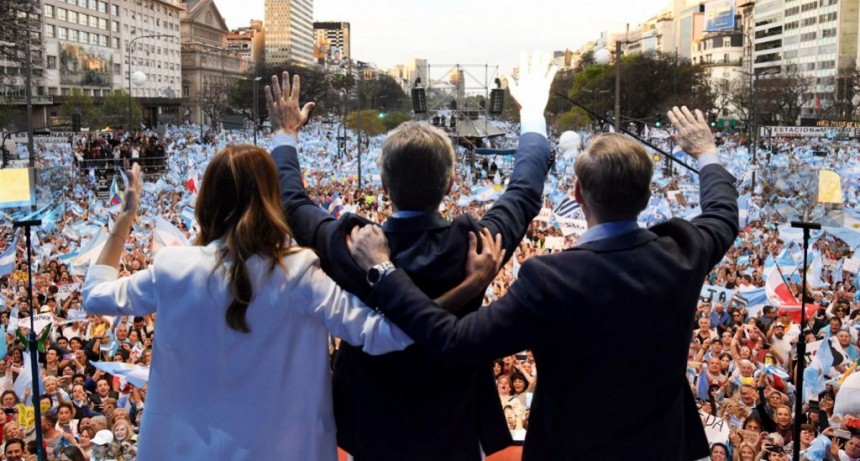 Mauricio Macri, en la marcha del mill&oacute;n: Tenemos que dar vuelta la elecci&oacute;n