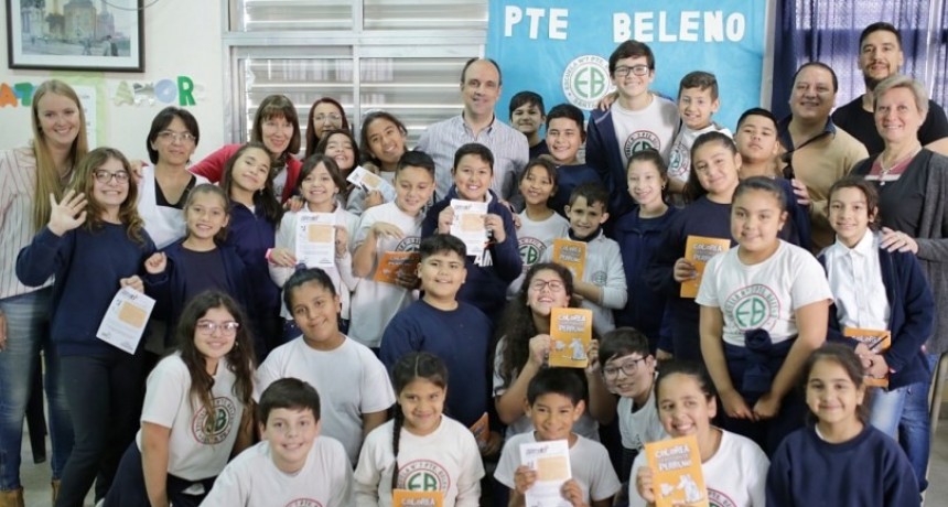Corral se reuni&oacute; con chicos que se capacitan y producen para el bienestar animal