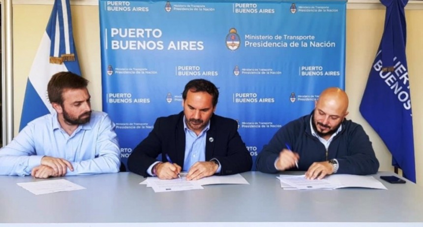 Firmaron un convenio de cooperaci&oacute;n entre los Puertos de Santa Fe y Buenos Aires