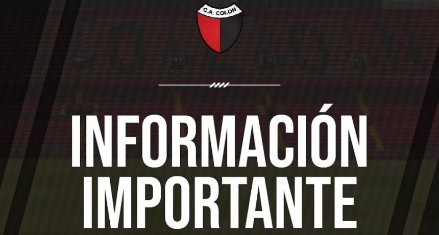 Col&oacute;n Habr&aacute; 1500 n&uacute;meros para canjear entradas este lunes