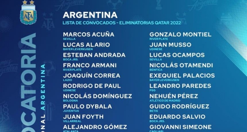 Scaloni dio la lista definitiva de la Selecci&oacute;n para las eliminatorias