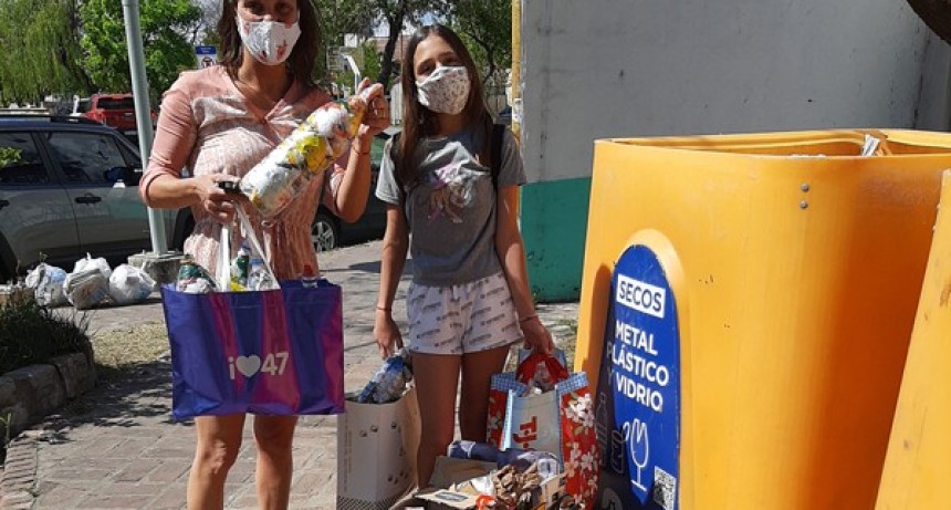 Intercambio de residuos reciclables por semillas, en pos del consumo responsable