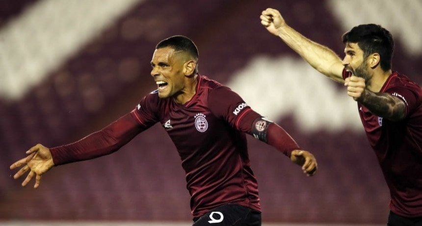 Con un doblete de Sand, Lan&uacute;s derrot&oacute; a San Pablo en la Copa Sudamericana