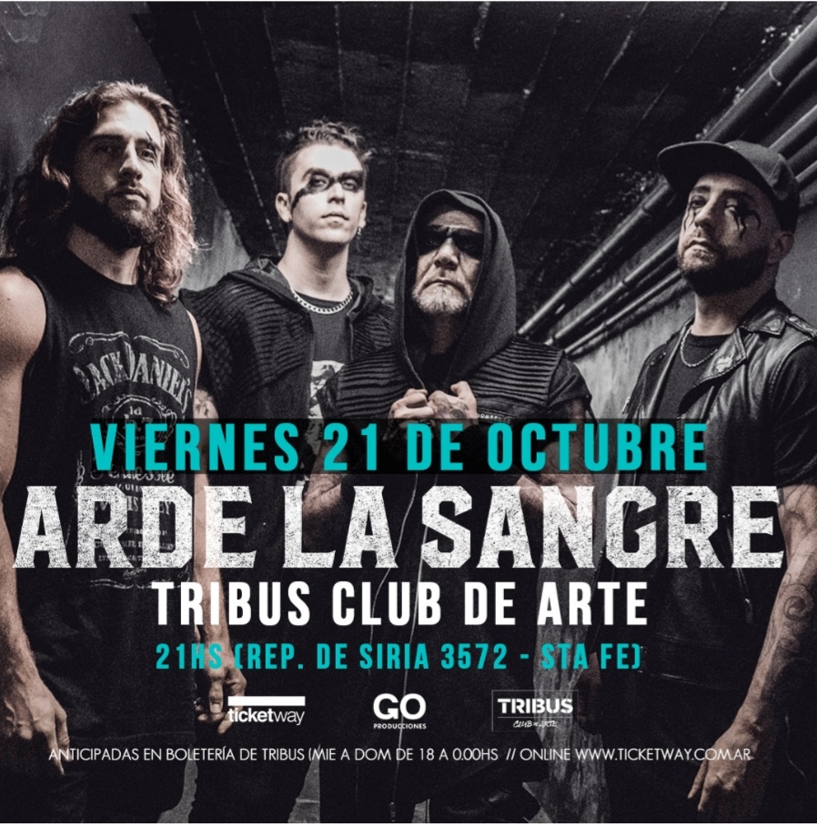 Arde La Sangre vuelve a Santa Fe para continuar presentando "La Cura"
