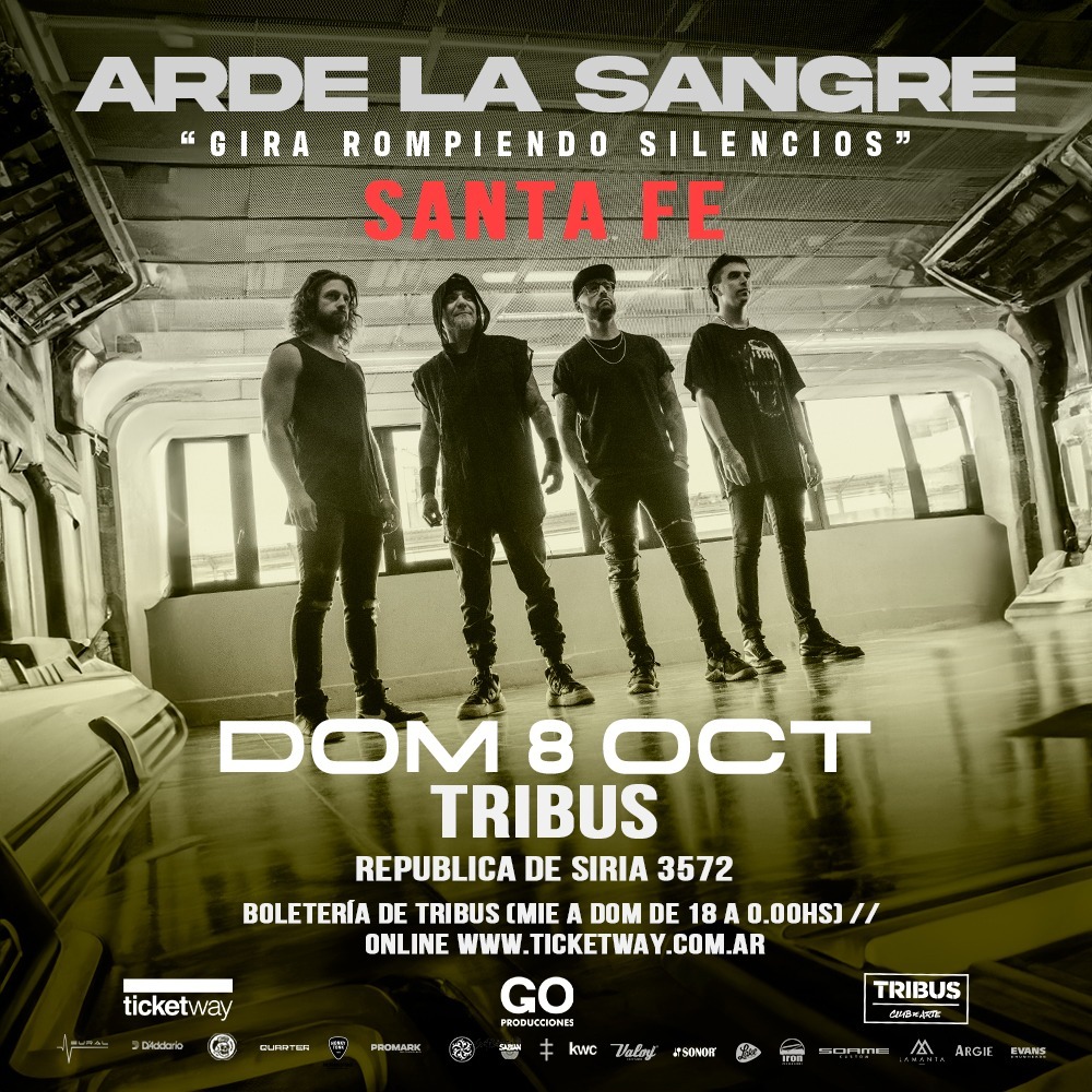 Arde la Sangre vuelve a Tribus para presentar "Rompiendo silencios", su &uacute;ltimo Ep