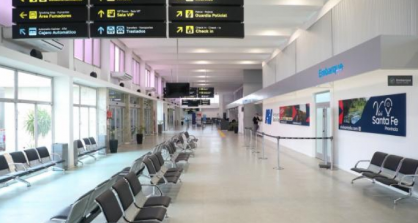 Aeropuerto de Sauce Viejo: Se inauguraron las obras edilicias 
