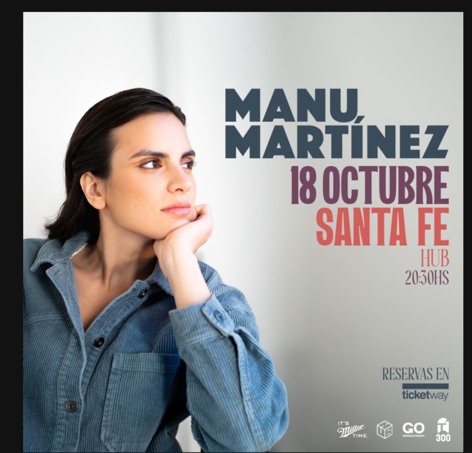 Manu Martínez llega a Santa Fe presentando su disco 