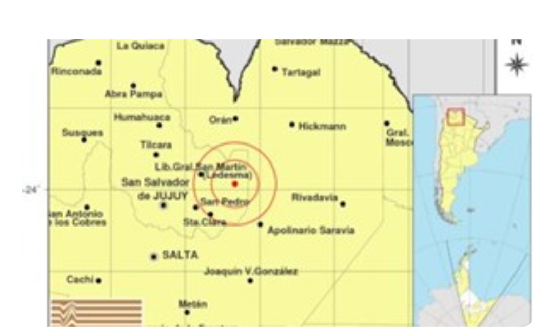 Un fuerte sismo de magnitud 4.8 sacudió Jujuy y Salta