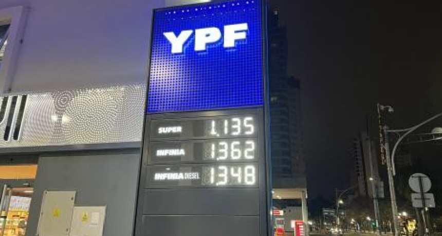 YPF ya aplic&oacute; la baja en el precio de sus combustibles