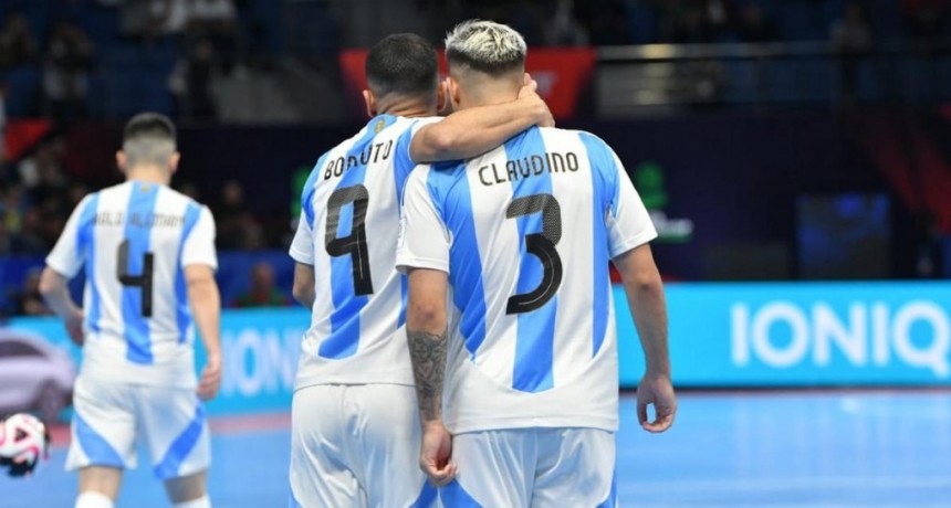 Argentina le gan&oacute; a Francia y jugar&aacute; la final del Mundial de futsal ante Brasil