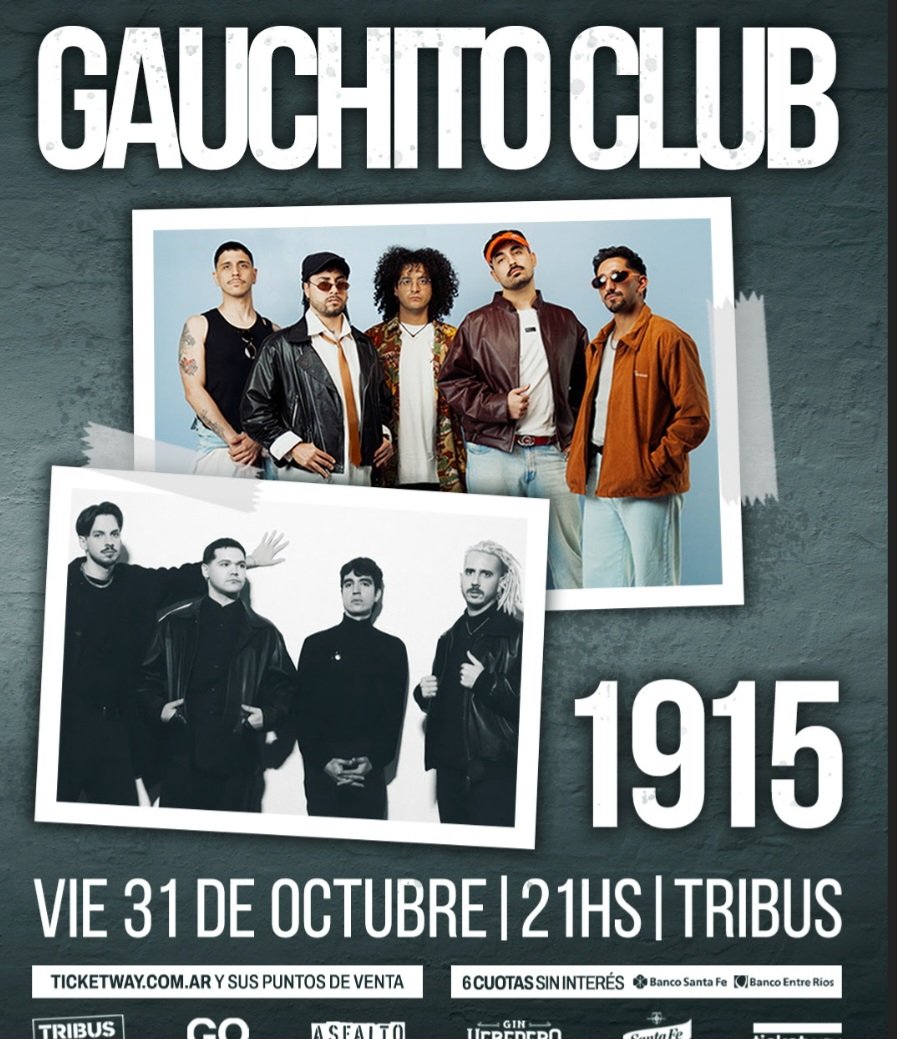 Gauchito Club & 1915 se unen en un show explosivo