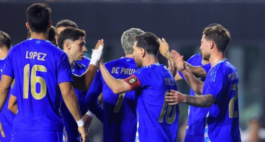La Selección Argentina aplastó 6 a 0 a Puerto Rico en un amistoso internacional
