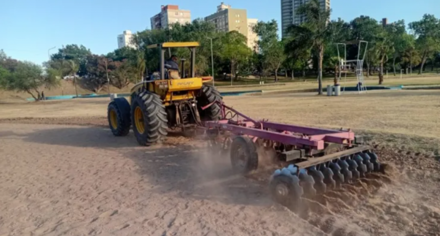 Temporada de verano: avanzan las tareas en el parque del Sur y Garay