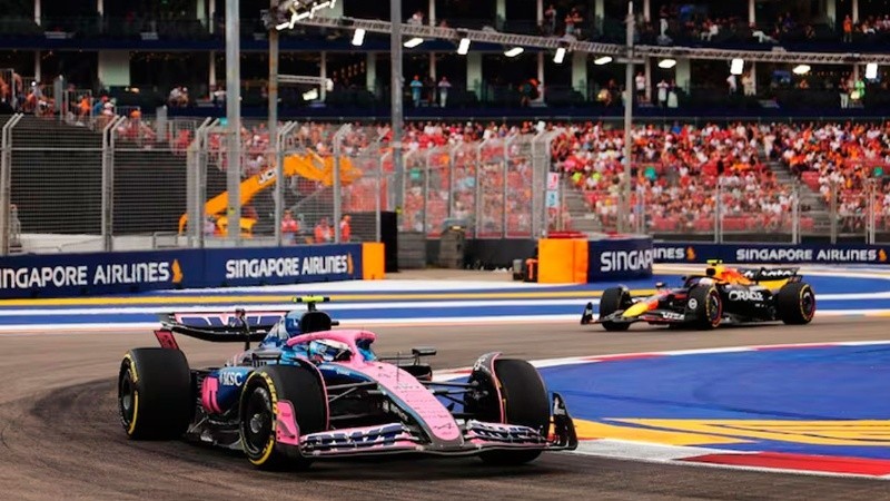 Franco Colapinto en el Gran Premio de Singapur: los horarios del fin de semana