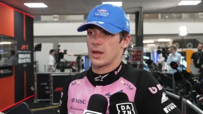 La desaz&oacute;n de Franco Colapinto tras el Gran Premio de Singapur: Fue el peor triplete de mi carrera