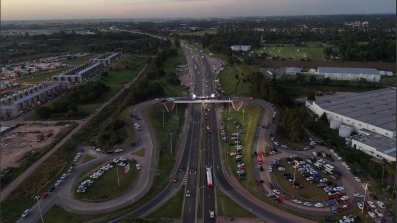 La Provincia pone en marcha la segunda etapa del tercer carril de la autopista Rosario-Santa Fe