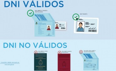 Desde hoy s&oacute;lo se podr&aacute; salir del pa&iacute;s con el DNI digital