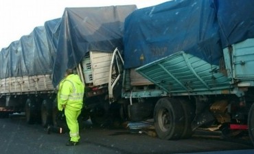 Accidente fatal en la autopista Rosario - Buenos Aires