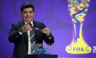 Maradona participar&aacute; del sorteo del Mundial