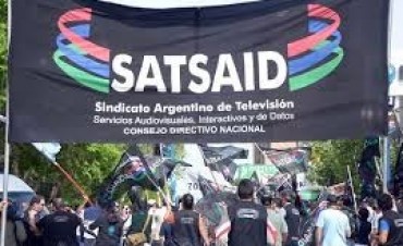 Paro y movilizaci&oacute;n del gremio de televisi&oacute;n SATSAID