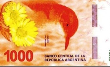Este jueves comienzan a distribuir el billete de $1.000
