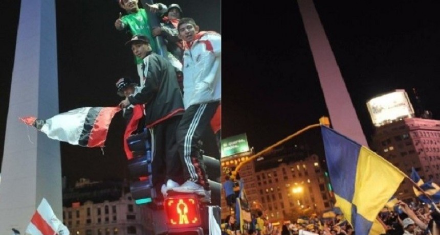 Buscan prohibir los festejos en el Obelisco tras la final de Copa Libertadores