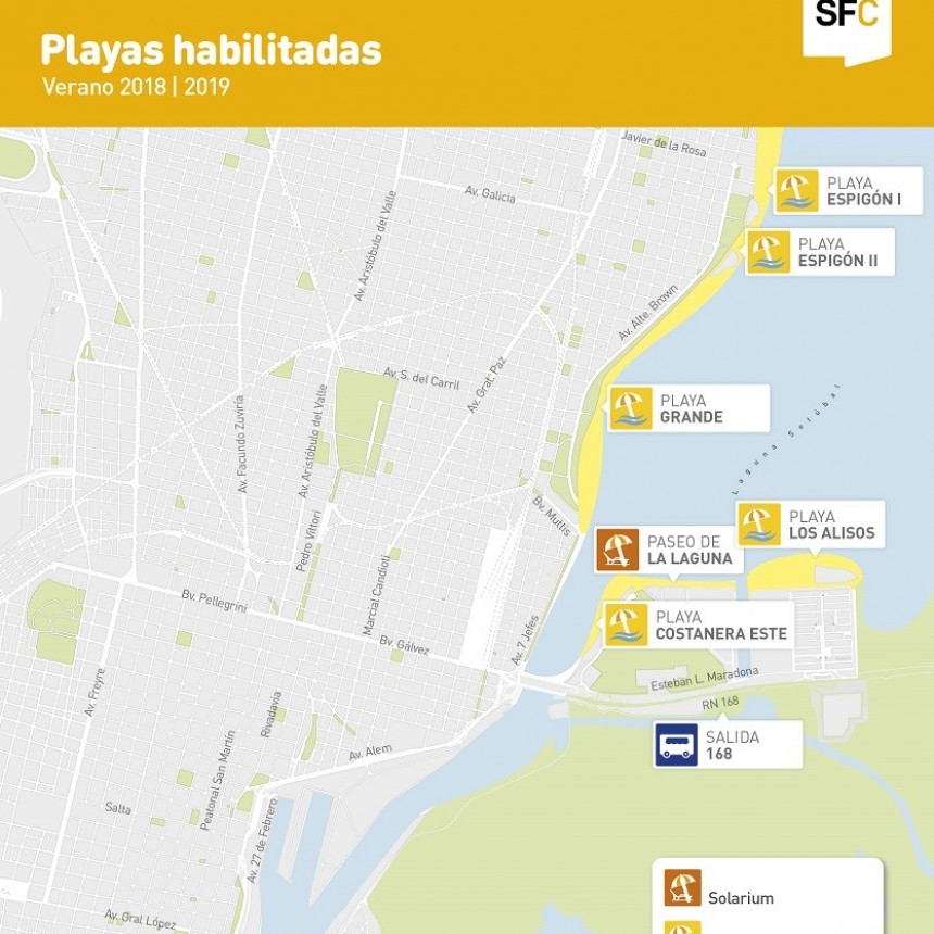 Con sus flamantes paradores, este jueves se inaugura la temporada de playas en la Ciudad