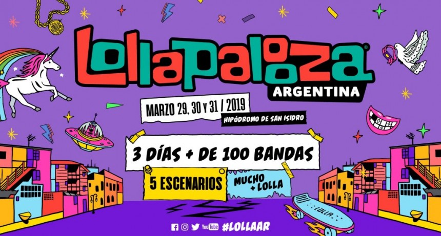 Se conoci&oacute; el lineup del Lollapalooza Argentina 2019