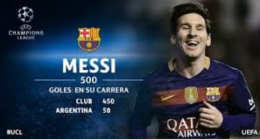Con el gol 500 de Messi de zurda, Barcelona vence al Levante